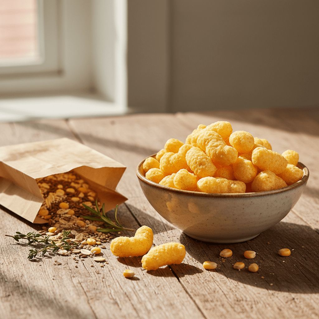 LesserEvil organic cheese puffs launch highlights clean snacking trend