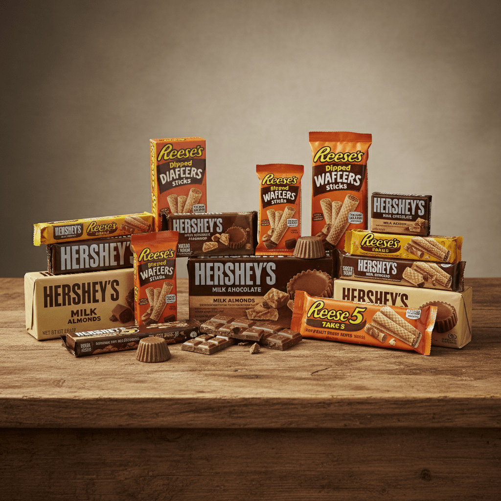 2025 Hershey New Product Lineup Adds Peanut Butter Wafers